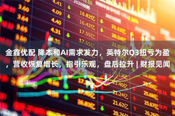金鑫优配 降本和AI需求发力，英特尔Q3扭亏为盈，营收恢复增长，指引乐观，盘后拉升 | 财报见闻