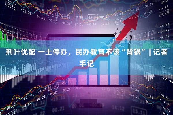 荆叶优配 一土停办，民办教育不该“背锅” | 记者手记